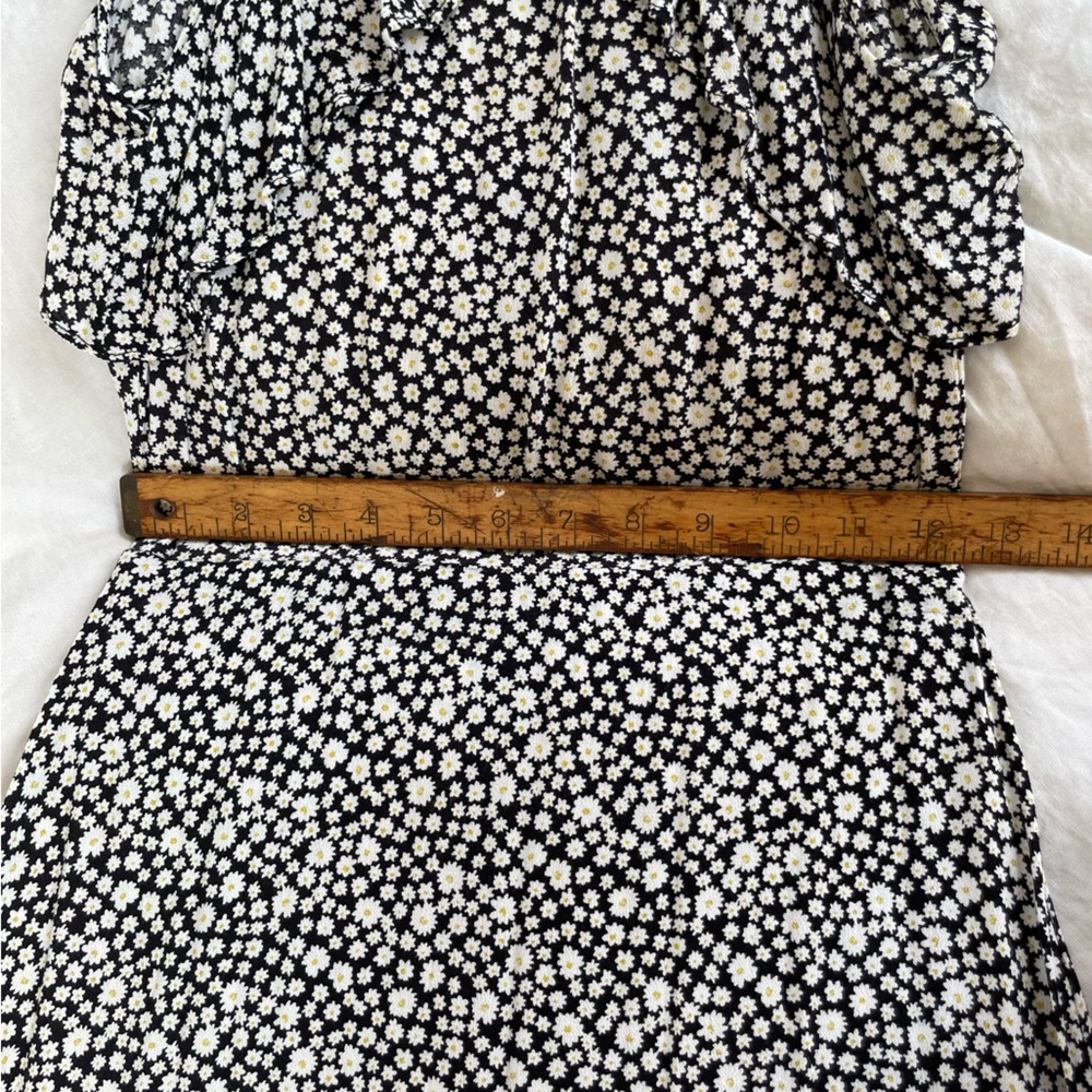 Zara ditsy ruffle mini dress - Picture 6 of 13